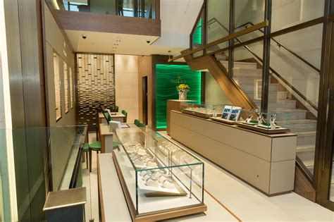 inside Rolex store